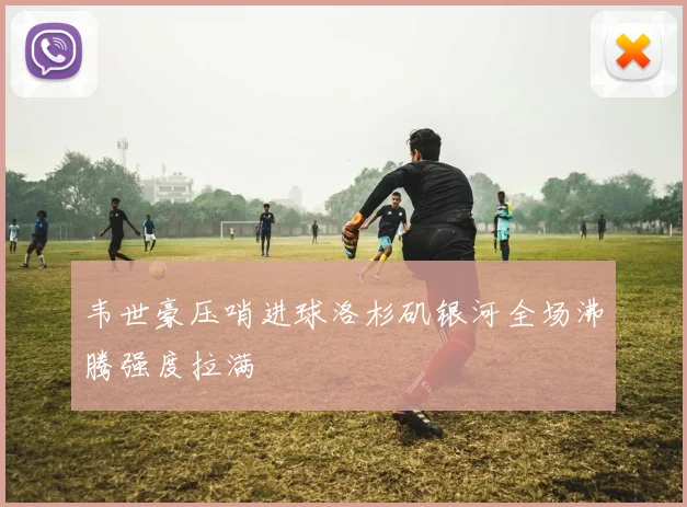 韦世豪压哨进球洛杉矶银河全场沸腾强度拉满